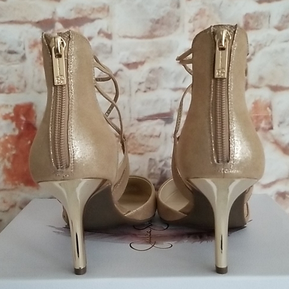 New Jessica Simpson Piah Microsuede D'Orsay Puumps - Picture 4 of 7